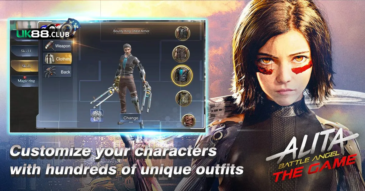alita slot game uk88 2 Chuỗi hiệu ứng đặc biệt và điểm số của mỗi vòng quay